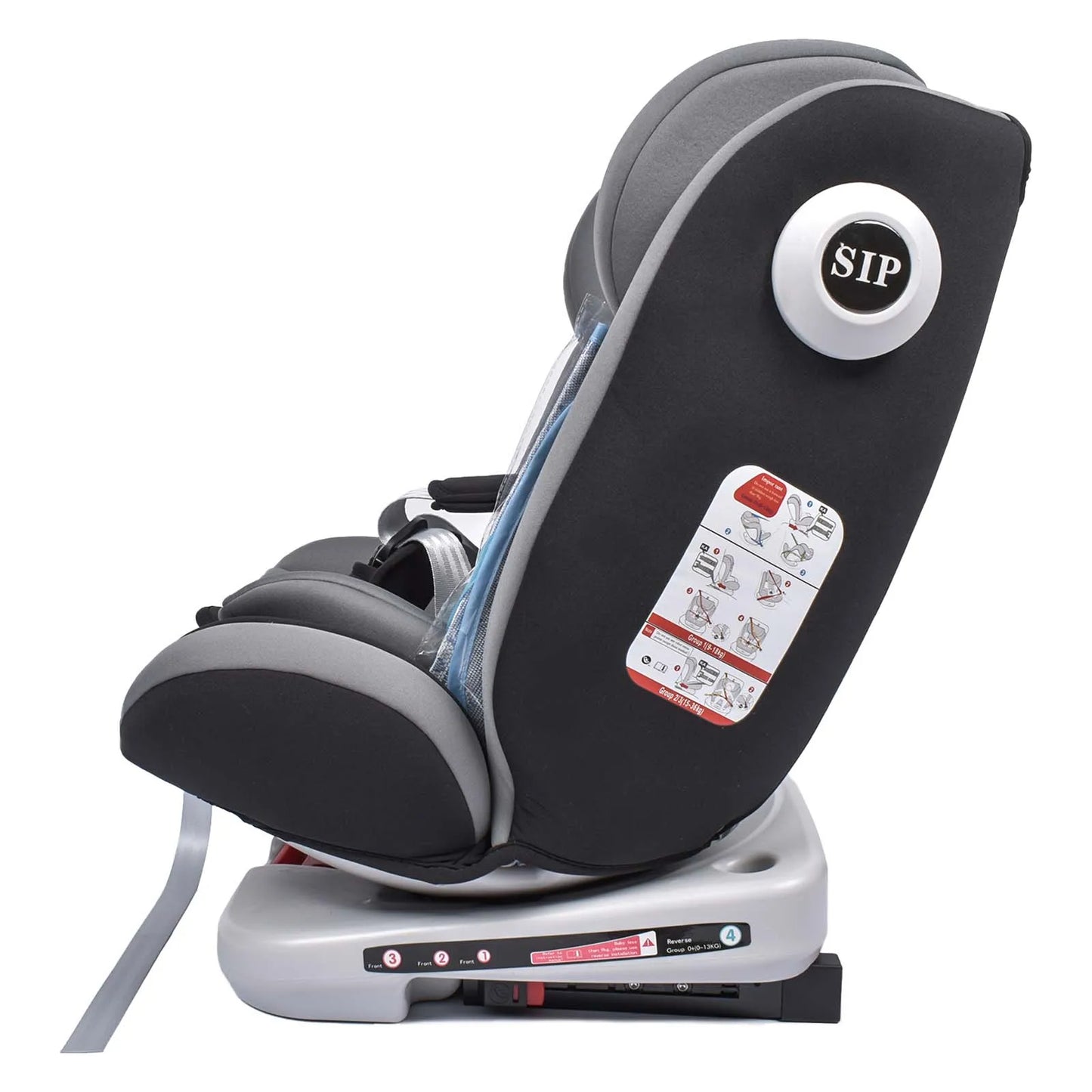 "AP02 KL005 360° Rotatable Baby Car Seat – ISOFIX, ECE Certified (9-36 kg, 0-12 Years)"