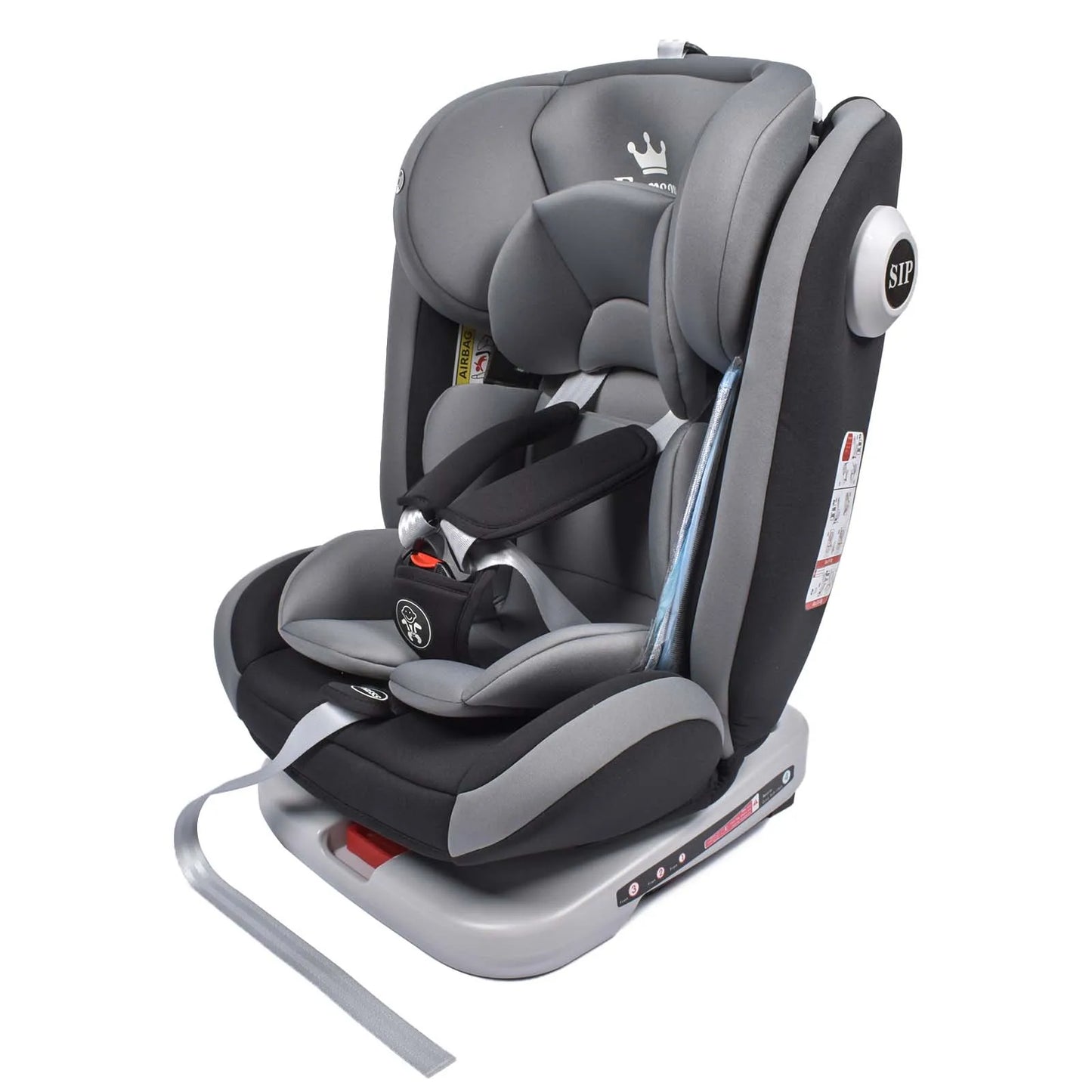 "360° Rotatable Baby & Child Car Seat with ISOFIX – Safe & Versatile for Ages 0-12 (9-36 kg)"