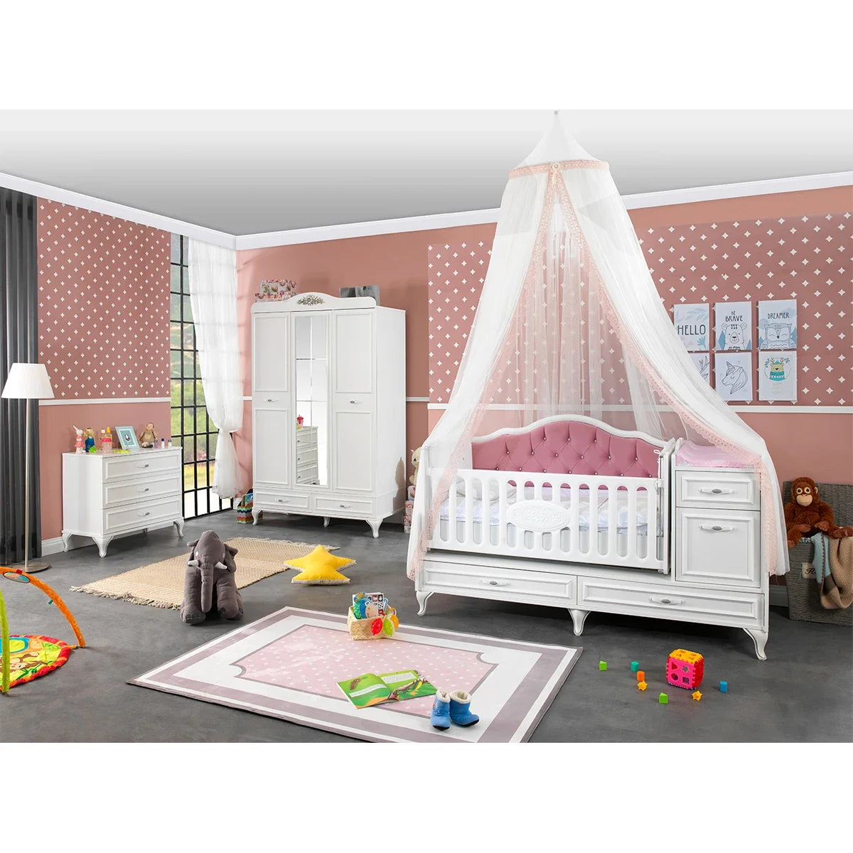 High-Quality Baby Bed – Modern & Safe Kids Bedroom Furniture for Hotels & Homes