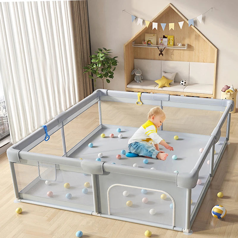 Large Baby Playpen for Children with Foam Protector Baby Playground for 0~6 Years Old Kids Ball Pit Playpen Indoor Baby Safety F