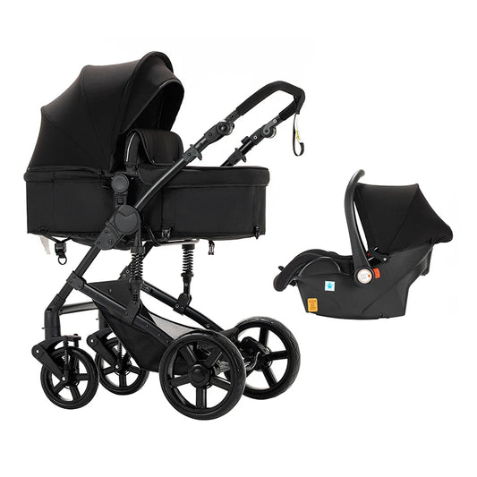 3-in-1 Baby Stroller – 2025 High Landscape Travel Trolley & Safety Carriage for Newborns