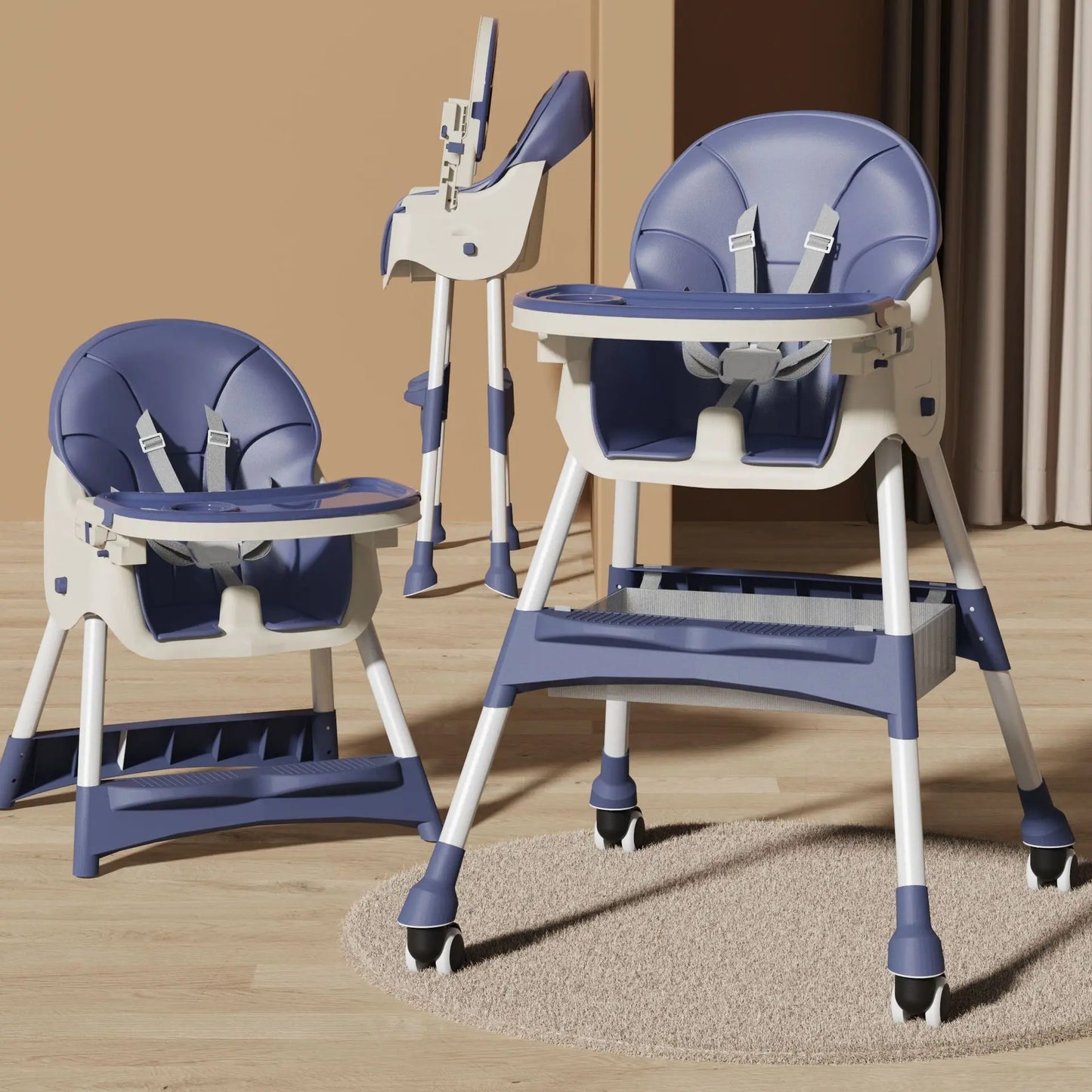 Portable Multi-Functional Baby High Chair – Adjustable High Chair for Babies and Toddlers at Home