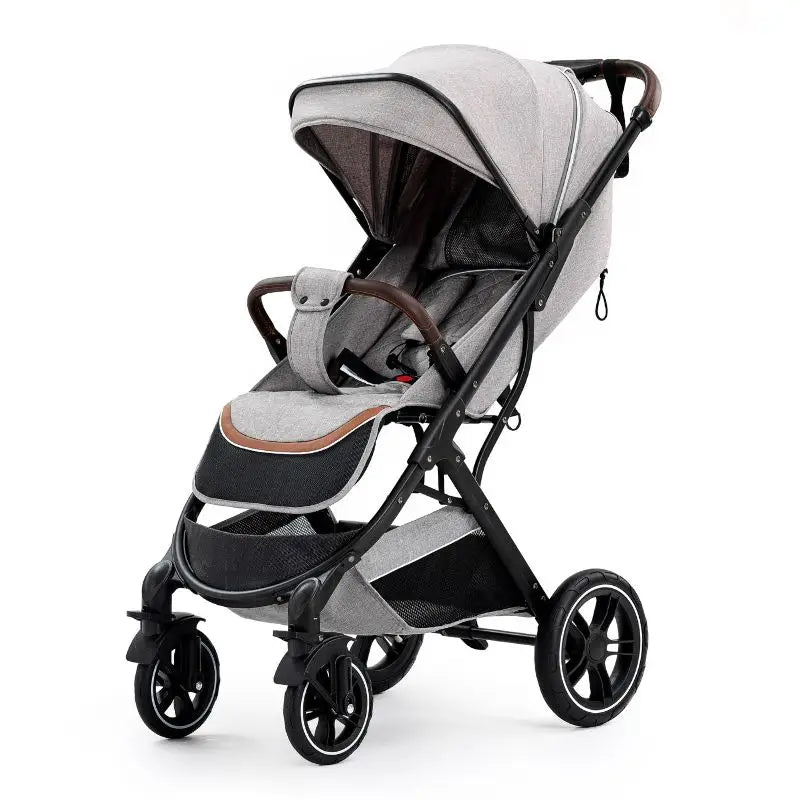 Ultra-Lightweight High Landscape Baby Stroller – Portable Travel Stroller & Rocker for Newborns (0-4 Years)